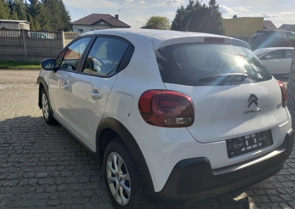 Citroen C3 cena 24500 przebieg: 49616, rok produkcji 2018 z Dębica małe 56